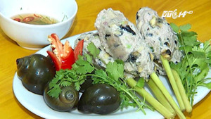 Cách làm chả ốc hấp sả giòn ngon, thơm phức