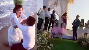 Nguyệt Ánh ôm mẹ khóc trong đám cưới với chồng Ấn Độ
