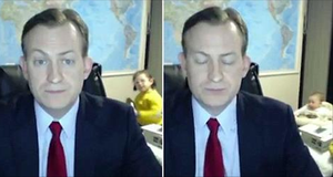 Chuyên gia bị 2 con quấy rối khi phỏng vấn trực tuyến khiến dân mạng 'dậy sóng'