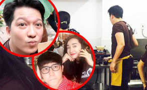 Trường Giang trổ tài nấu ăn, Nhã Phương tất tả hỗ trợ