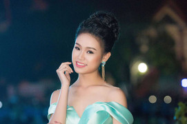 ‘Cô gái vàng’ của Hoa hậu Việt Nam lộng lẫy trên sân khấu bế mạc Lễ hội cà phê