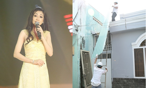 Tình cũ Hoài Linh được hỗ trợ lợp lại mái nhà dột nát