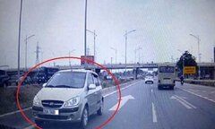 Tước bằng lái tài xế chạy xe ngược chiều trên cao tốc Hà Nội – Bắc Giang