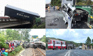 Xảy ra hàng loạt vụ tai nạn giao thông thảm khốc trong ngày cuối tuần