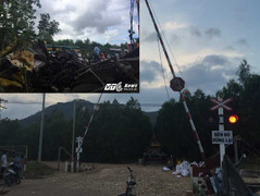 Tàu hoả húc xe tải, 2 người chết thảm: Đình chỉ nhân viên gác trạm