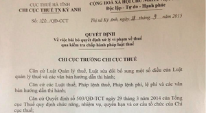 Cán bộ thuế 'ngã giá' với doanh nghiệp: Người trong cuộc nói gì?