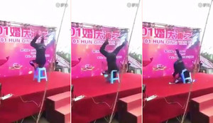 Clip: Thanh niên trồng cây chuối trên ghế nhựa và cái kết 'đắng'