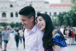 Công Vinh, Thuỷ Tiên ghi hình cho kênh truyền hình nước ngoài