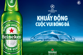 Heineken tiếp tục hành trình đón cúp UEFA Champions League – Khuấy động cuộc vui bóng đá