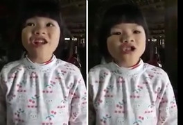 Bé gái hát nhạc chế Táo quân khiến người xem bật cười