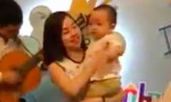 Con trai Mạc Hồng Quân và tình cũ tròn 1 tuổi