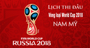 Lịch thi đấu vòng loại World Cup 2018 khu vực Nam Mỹ