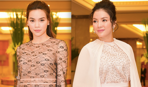 Hồ Ngọc Hà xuyên thấu, đọ vẻ sexy với Lý Nhã Kỳ