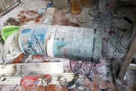 Nổ khí gas Anpha Petrol, một phụ nữ nhập viện cấp cứu