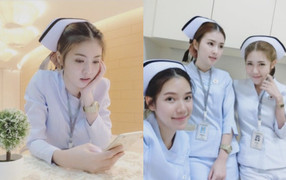 Nữ y tá xinh đẹp khiến cư dân mạng Thái Lan đua nhau muốn ốm