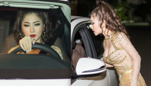 Hương Tràm diện đồ 'o ép' vòng một sexy, tự lái xe hơi đi hát