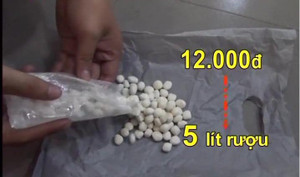 Giật mình công nghệ pha chế rượu siêu rẻ từ men và nước lã