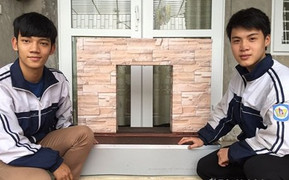 Học sinh Nghệ An sáng chế hệ thống tự động ngăn nước tràn vào nhà