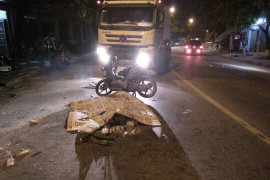 Người đàn ông Trung Quốc chết thảm trên đường Hải Phòng