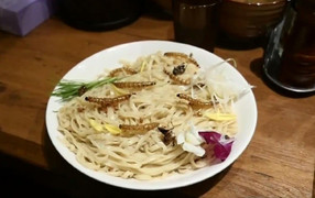 Người Nhật rộ trào lưu ăn mỳ côn trùng