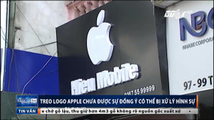 Treo logo Apple trái phép có thể bị xem xét xử lý hình sự