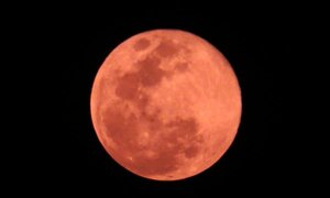 Video, ảnh: Cận cảnh Trăng hồng tuyệt đẹp chiếu sáng đêm rằm