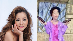 Nghệ sĩ Thúy Nga tá hỏa khi nhìn tượng sáp, đòi cất vào kho