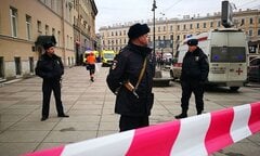 Nổ lớn gần ga tàu ở Saint Petersburg