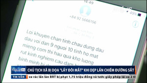 Video: Dẹp lấn chiếm đường sắt, chủ tịch xã bị dọa 'móc mắt'