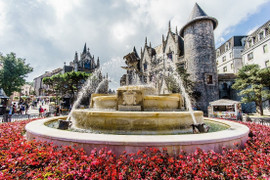 Ngắm thiên đường hoa trong mây Sun World Ba Na Hills