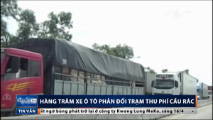 Hà Tĩnh: Sau Bến Thủy, hàng trăm xe ôtô kéo đến phản đối trạm thu phí Cầu Rác