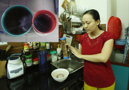 Hãi hùng ký sinh trùng lổm ngổm trong nước sinh hoạt ở khu đô thị Hà Nội