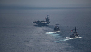 Hành trình kỳ lạ của nhóm tàu sân bay Mỹ điều đến Triều Tiên