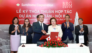 BRG và Sumitomo ký kết thỏa thuận hợp tác phát triển dự án phát triển đô thị Nhật Tân - Nội Bài