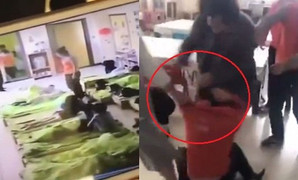 Đánh đập trẻ mầm non, cô giáo Trung Quốc bị phụ huynh đến tận lớp đánh dằn mặt