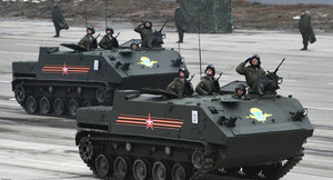 Video: Quân đội Nga diễn tập chuẩn bị diễu binh Ngày Chiến thắng phát xít