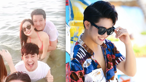 Tranh thủ đi sinh nhật Trường Giang, Trương Quốc Bảo tung ảnh đẹp tại Phú Quốc