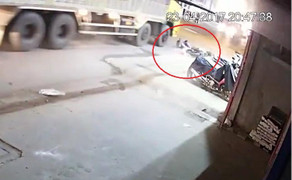 Cố vượt xe tải, thanh niên gặp nạn chết thương tâm