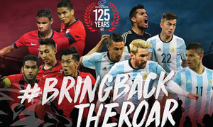 U20 Argentina đến Việt Nam, Messi đá giao hữu với Singapore