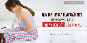 Phụ nữ và quyền nghỉ ngơi ngày 'đèn đỏ'