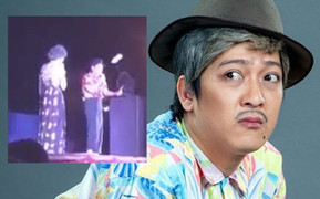 Lần thứ 2 bị ném chai nước lên sân khấu, và đây là phản ứng của Trường Giang