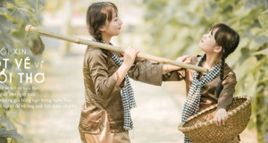 Ảnh kỷ yếu ‘Cho tôi một vé về tuổi thơ’ của học sinh Hà Tĩnh