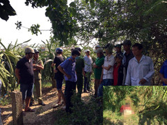 Thi thể người làm vườn sấp mặt dưới mương nước