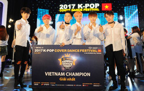 Nhóm nhảy Supernova đại diện Việt Nam tham dự K-pop Cover Dance Festival