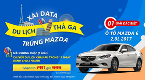 Dân mạng 'phát sốt' với giải thưởng Mazda 6 của MobiFone