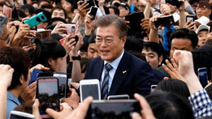 Ông Moon Jae-in thắng áp đảo trong bầu Tổng thống Hàn Quốc