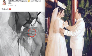 Nhã Phương khoe nhẫn cưới, xác nhận sắp kết hôn với Trường Giang
