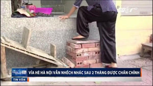 Sau 2 tháng ra quân, vỉa hè Hà Nội lại bệ rạc như cũ