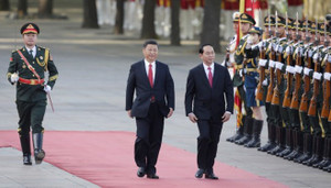 Trung Quốc tổ chức lễ đón chính thức Chủ tịch nước Trần Đại Quang