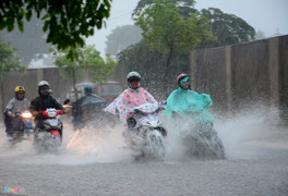 Bắc Bộ chuẩn bị đón mưa dông, gió giật mạnh